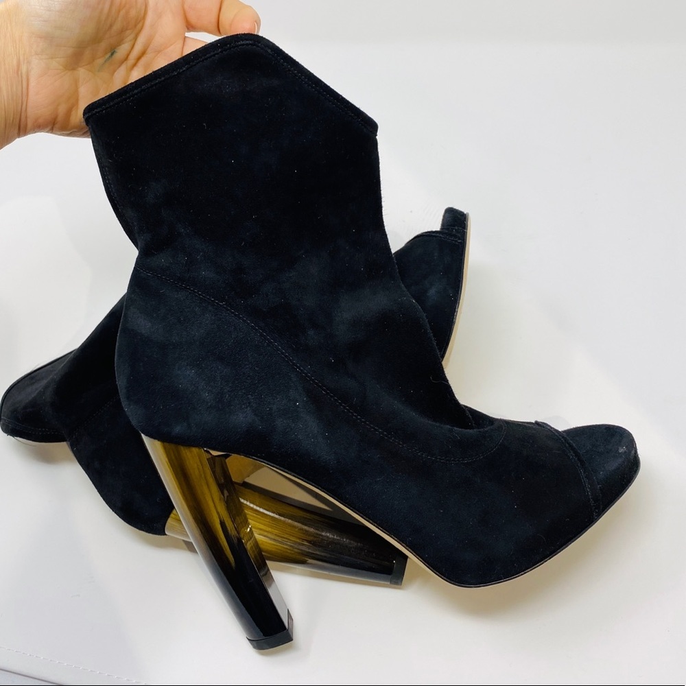 JIMMY CHOO**Black Suede Booties*US 6**$1395 - Picture 8 of 8